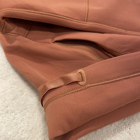 lululemon womens AirWrap Crew in Desert Sun size 12 luxstreme spacer fabric - Picture 2 of 10